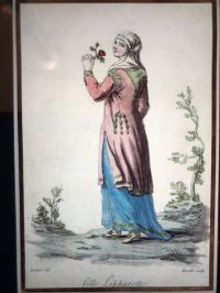 Γυναίκα της Πάρου με τοπική ενδυμασία (1746 - 1816), Claude Louis Desrais